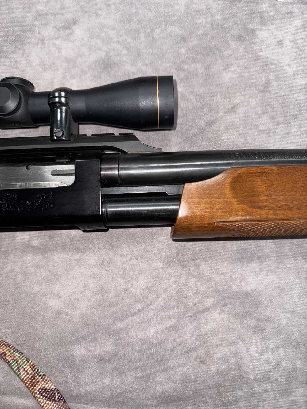 USED! MOSSBERG MODEL 500 A PUMP ACTION 12G RIFLED BARREL W/ LEUPOLD 2-7-img-9