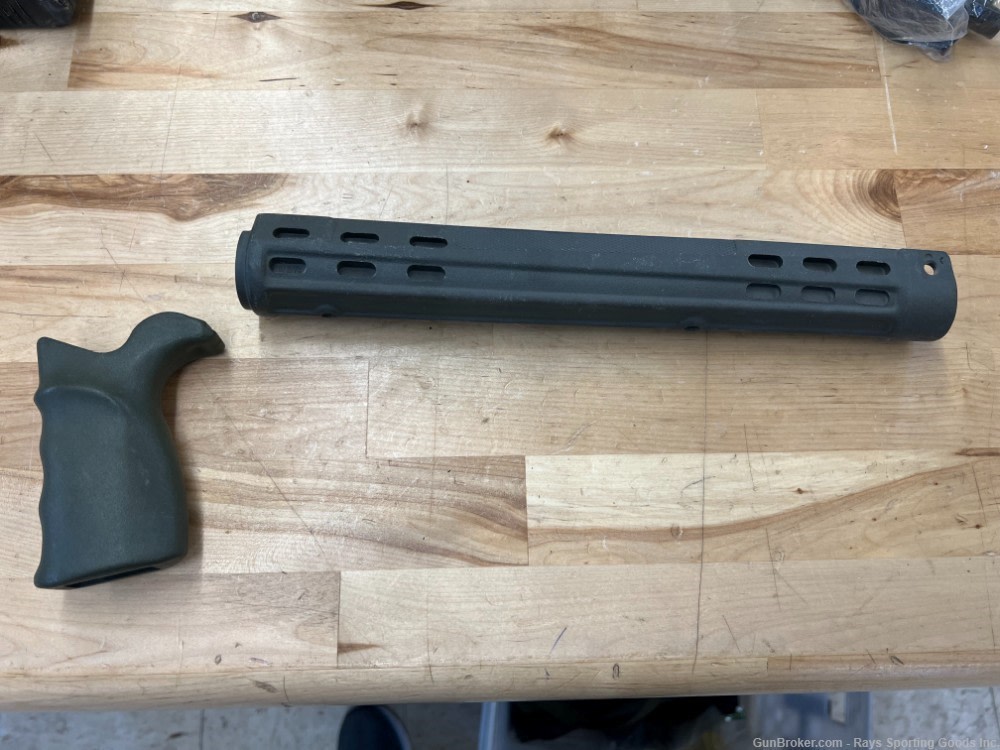 Heckler & Koch HK-91.308 - Slim handguard & Grip OD green -1983. -img-0