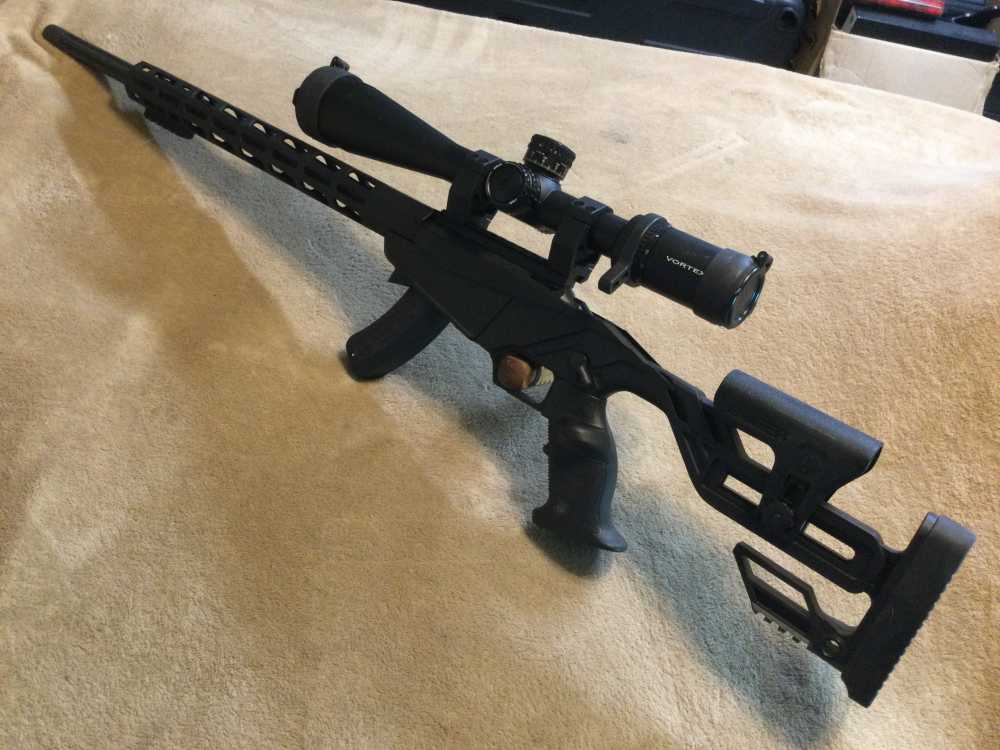 UPGRADED RUGER PRECISION RIMFIRE RIFLE in .22 LR Cal. W/VORTEX VIPER SCOPE-img-1