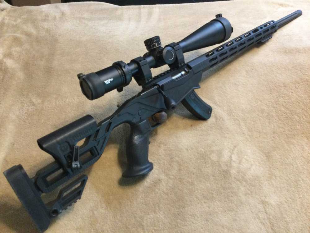 UPGRADED RUGER PRECISION RIMFIRE RIFLE in .22 LR Cal. W/VORTEX VIPER SCOPE-img-0