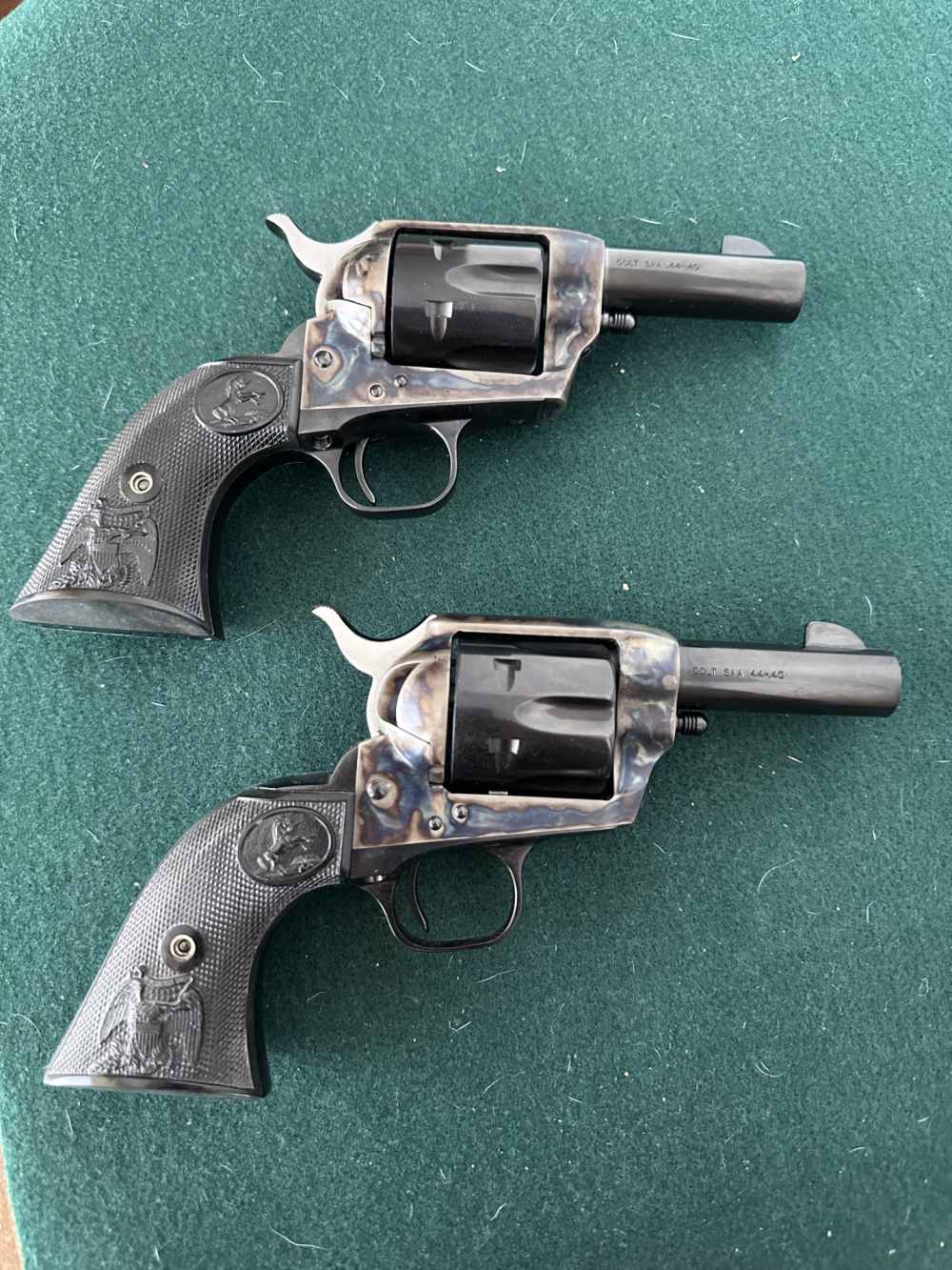 Colt SAA Sheriff model 44-40 3inch barrel Blue C/C Black powder frame-img-0