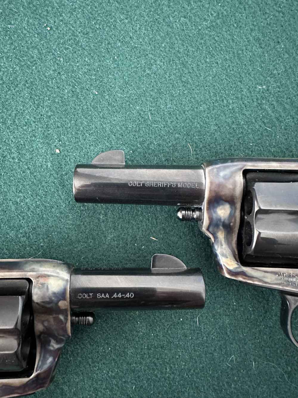 Colt SAA Sheriff model 44-40 3inch barrel Blue C/C Black powder frame-img-2