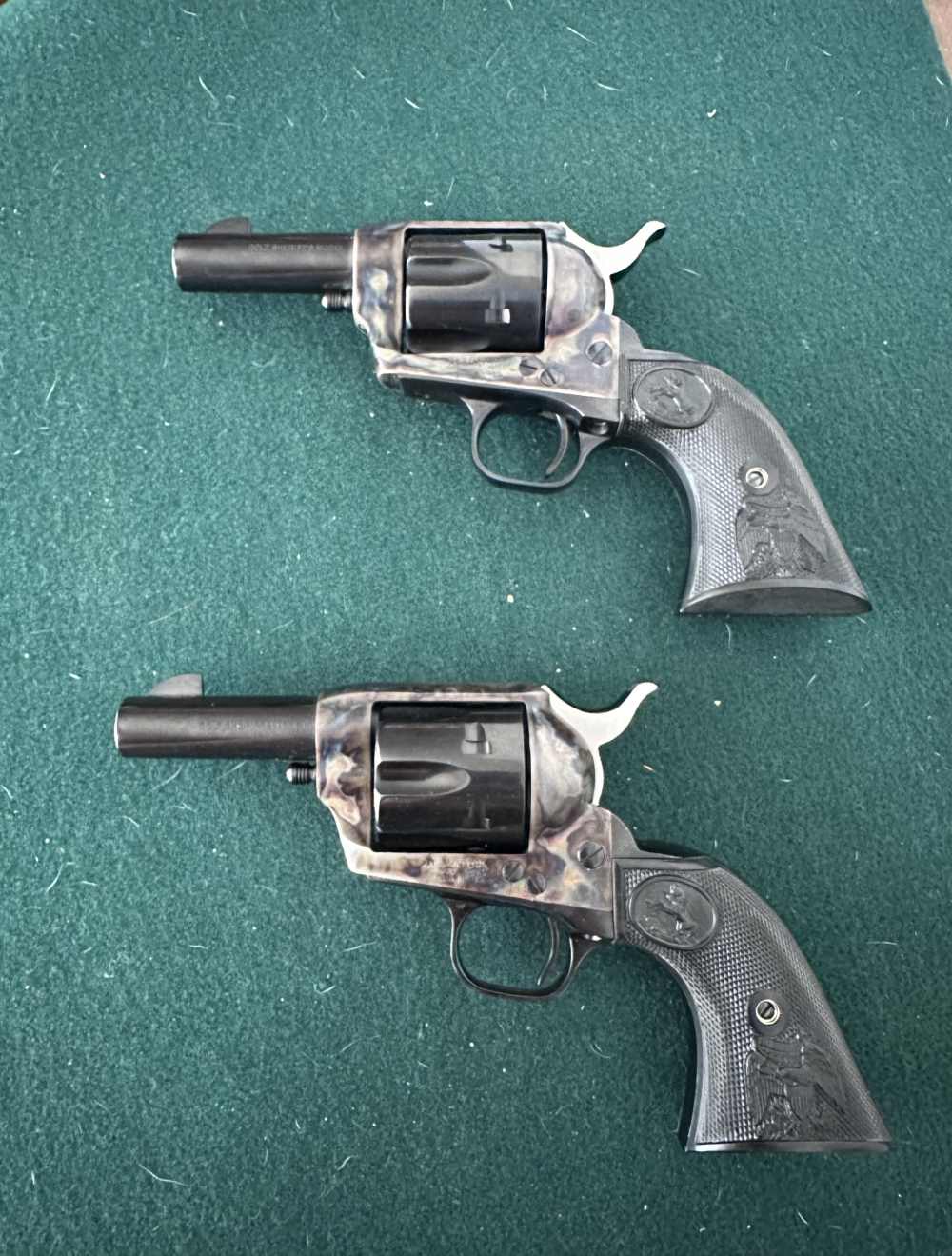 Colt SAA Sheriff model 44-40 3inch barrel Blue C/C Black powder frame-img-1