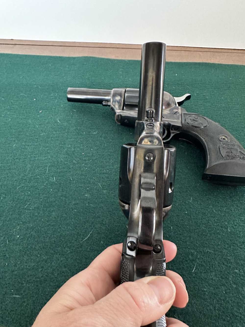 Colt SAA Sheriff model 44-40 3inch barrel Blue C/C Black powder frame-img-5