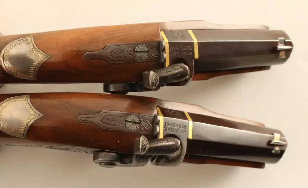 Henry Deringer Commemorative Pistol Set .41 Cal-img-2