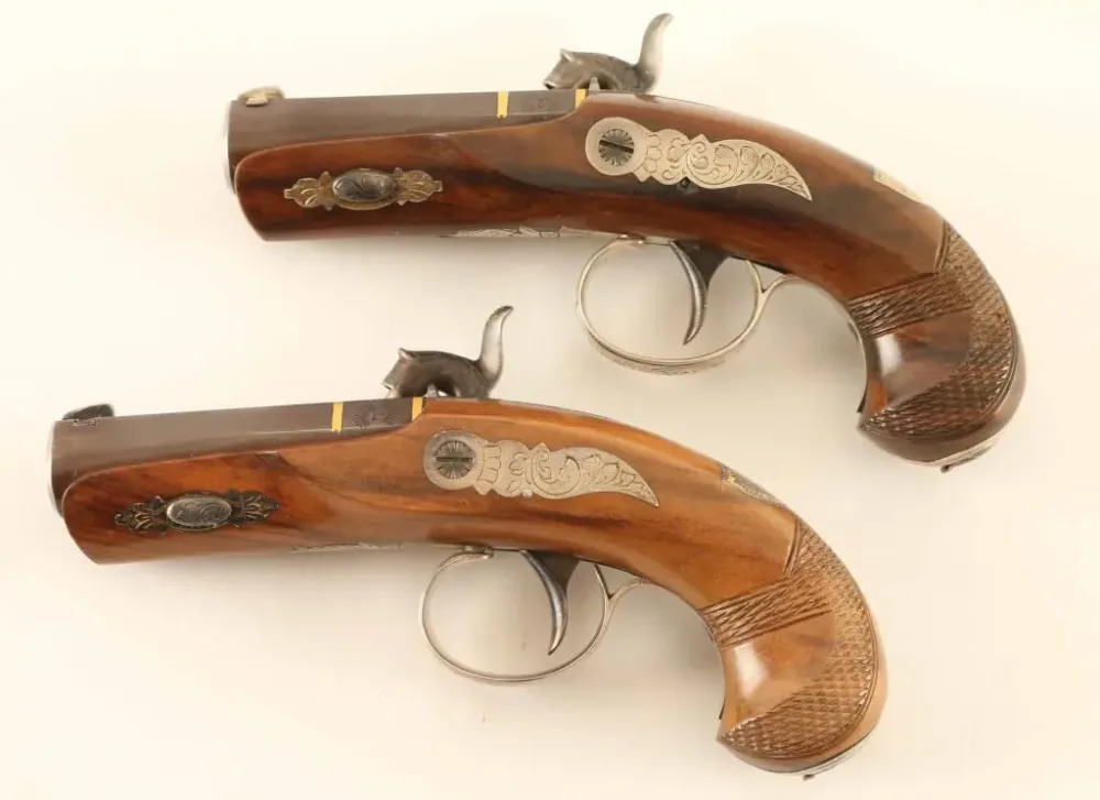 Henry Deringer Commemorative Pistol Set .41 Cal-img-4