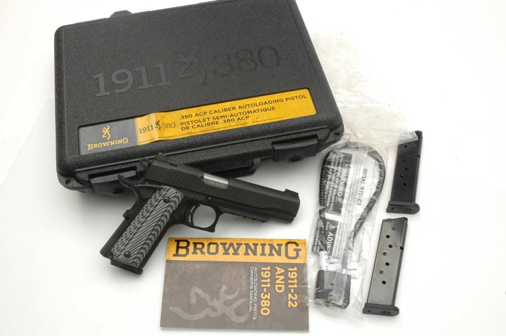 Browning Black Label Pro 1911-380 .380 acp 2015 mfg Ex! O-Box 3-Mags NO RES-img-19