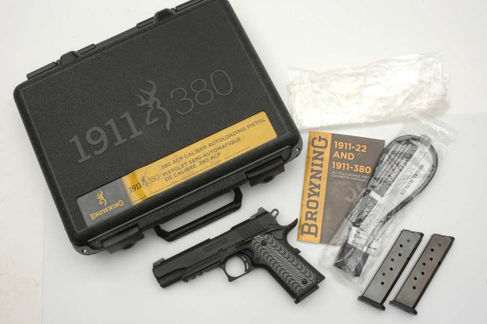 Browning Black Label Pro 1911-380 .380 acp 2015 mfg Ex! O-Box 3-Mags NO RES-img-1