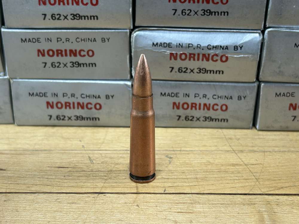 Norinco China North Industries 7.62x39 Lead Core Steel Case Collector Ammo -img-9