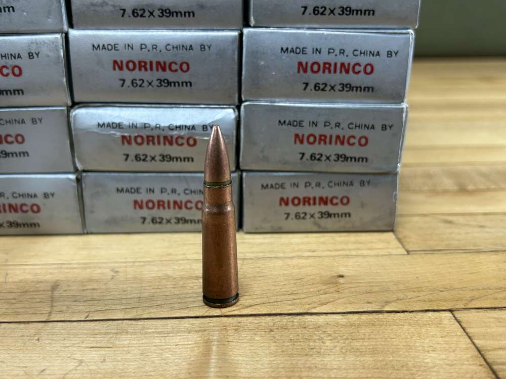 Norinco China North Industries 7.62x39 Lead Core Steel Case Collector Ammo -img-5
