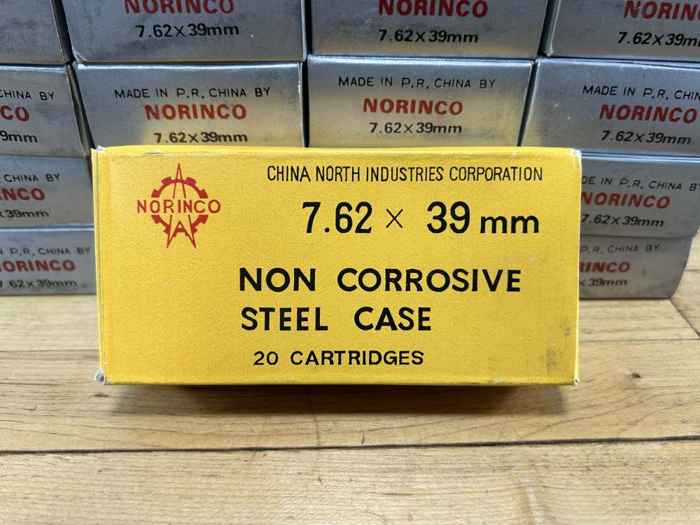 Norinco China North Industries 7.62x39 Lead Core Steel Case Collector Ammo -img-6