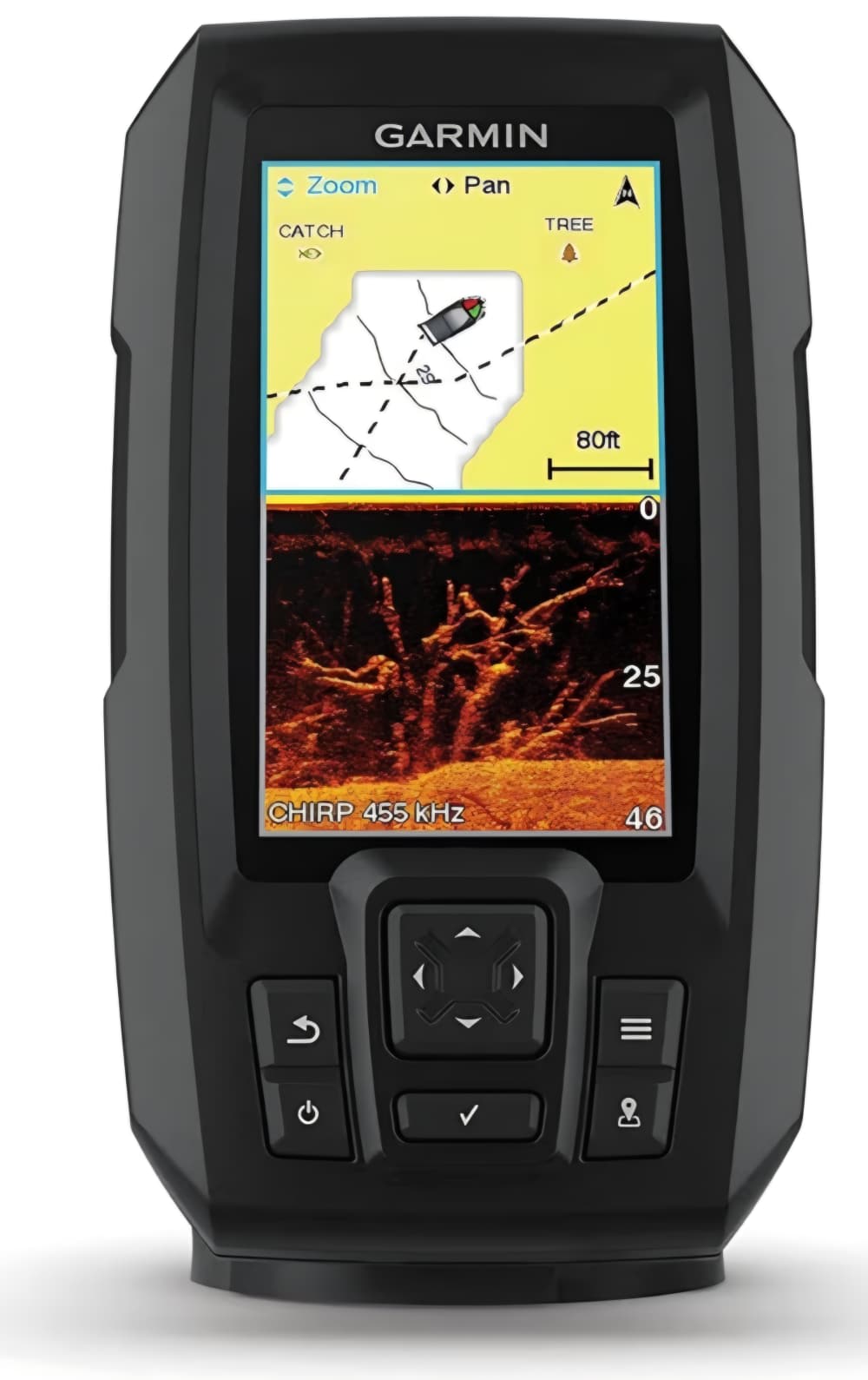GARMIN STRIKER 4CV GPS FISH FIDER CLEAR VIEW, POWER UNIT AND MORE.-img-0