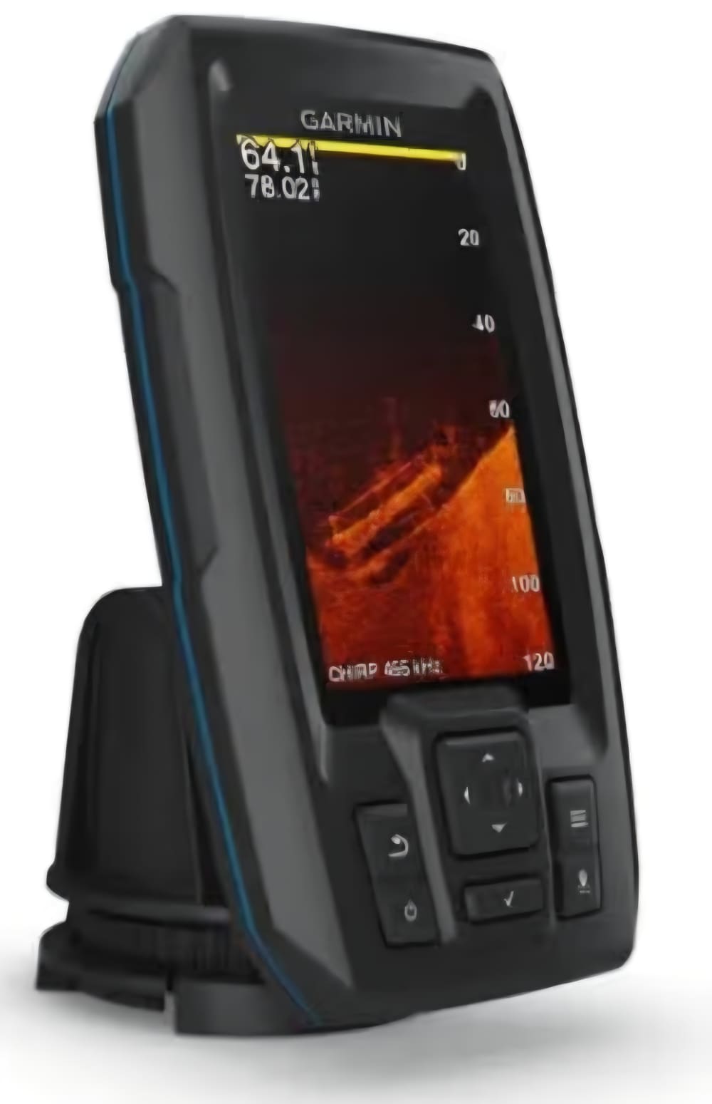 GARMIN STRIKER 4CV GPS FISH FIDER CLEAR VIEW, POWER UNIT AND MORE.-img-1