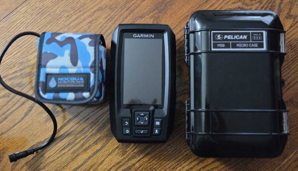 GARMIN STRIKER 4CV GPS FISH FIDER CLEAR VIEW, POWER UNIT AND MORE.-img-7
