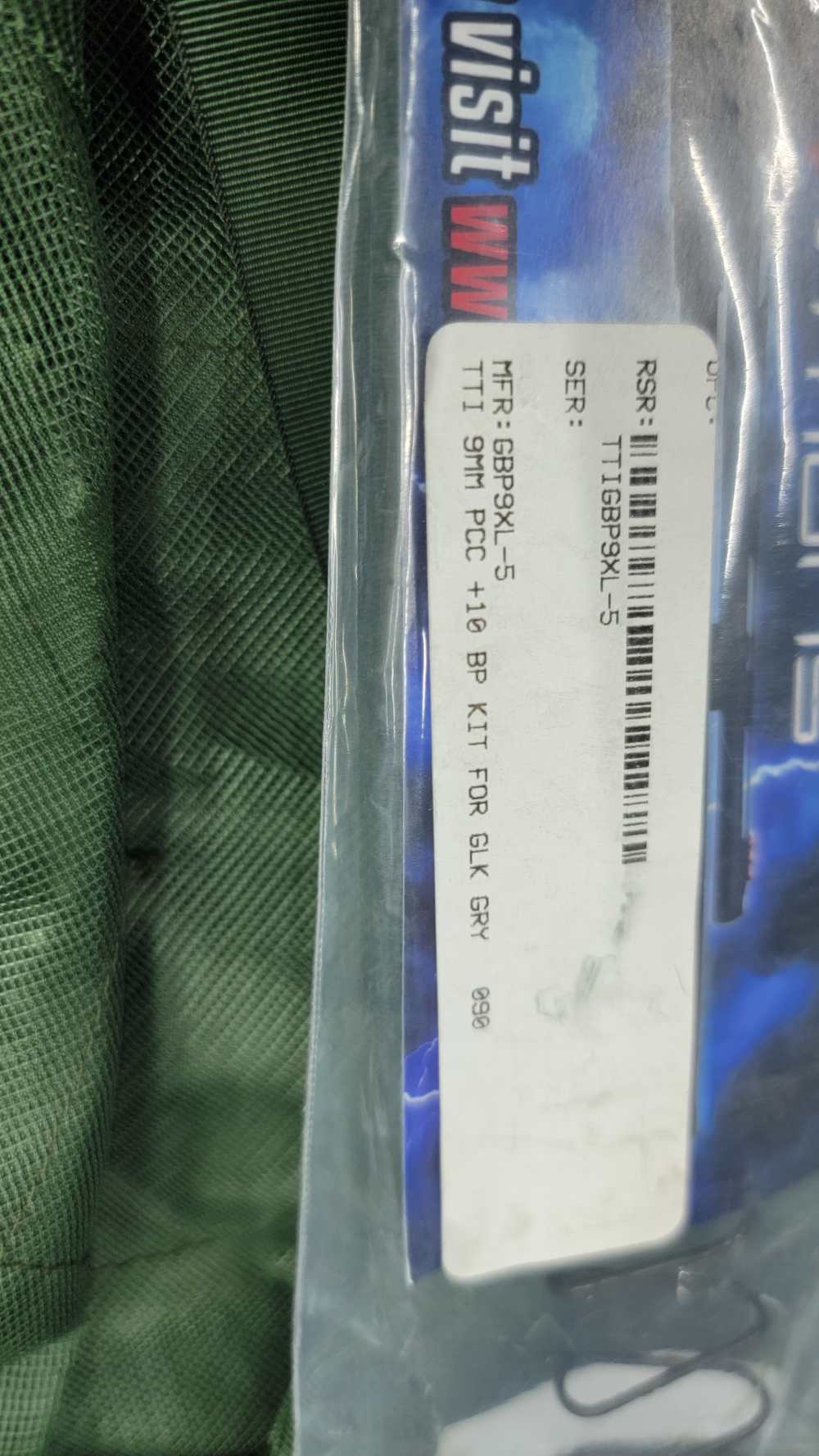 Taran Tactical Glock 9mm PCC Magazine +10 Extension Kit - Gray-img-3