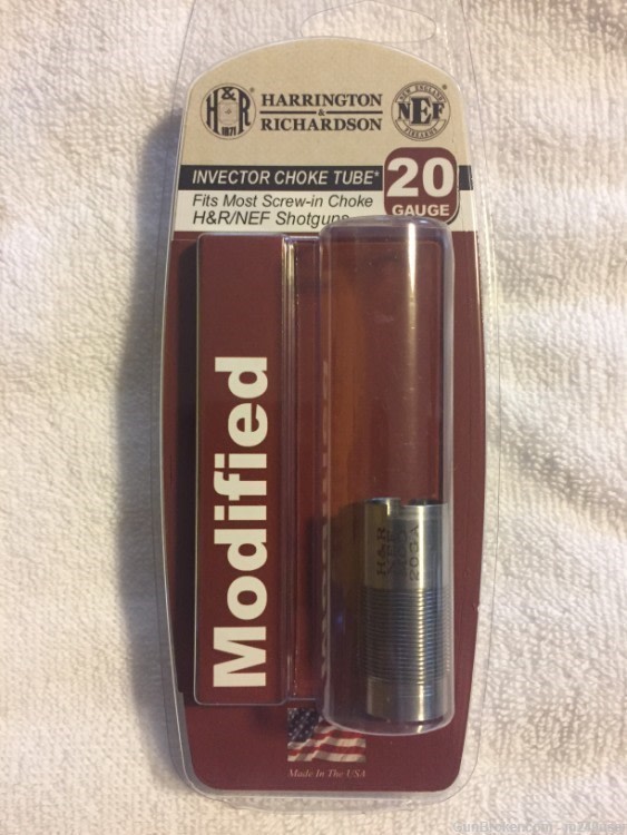 NEW H&R 20 GA MODIFIED INVECTOR CHOKE  Fits Browning/Winchester/Mossberg/NE-img-0