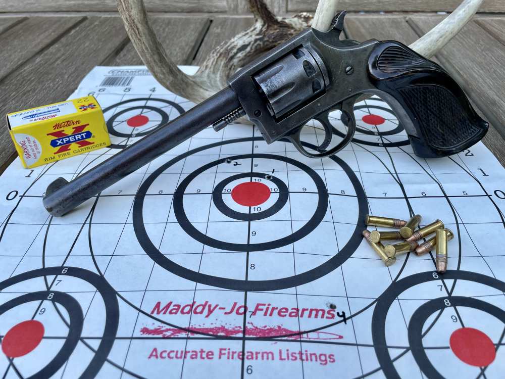 Iver Johnson Target Model 55A 8-Shot Double Action 22LR Revolver (C&R A-OK)-img-0