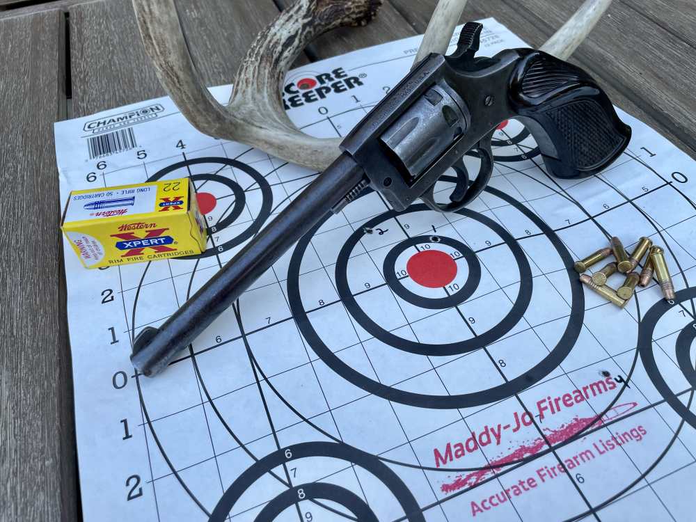 Iver Johnson Target Model 55A 8-Shot Double Action 22LR Revolver (C&R A-OK)-img-10