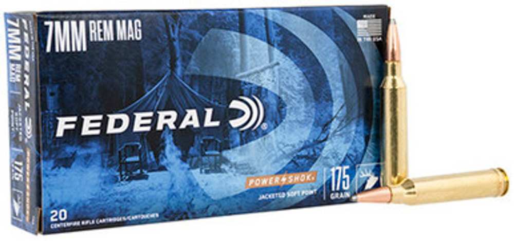 2 Boxes(40 Rounds) Federal 7mm Rem Mag 175gr-img-0