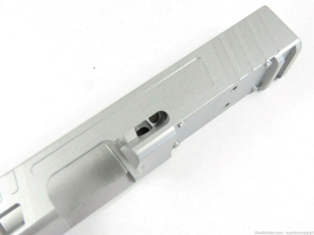 New 9mm Custom Cut Vortex Venom Red Dot Stainless Slide Glock 17 G17 -img-5