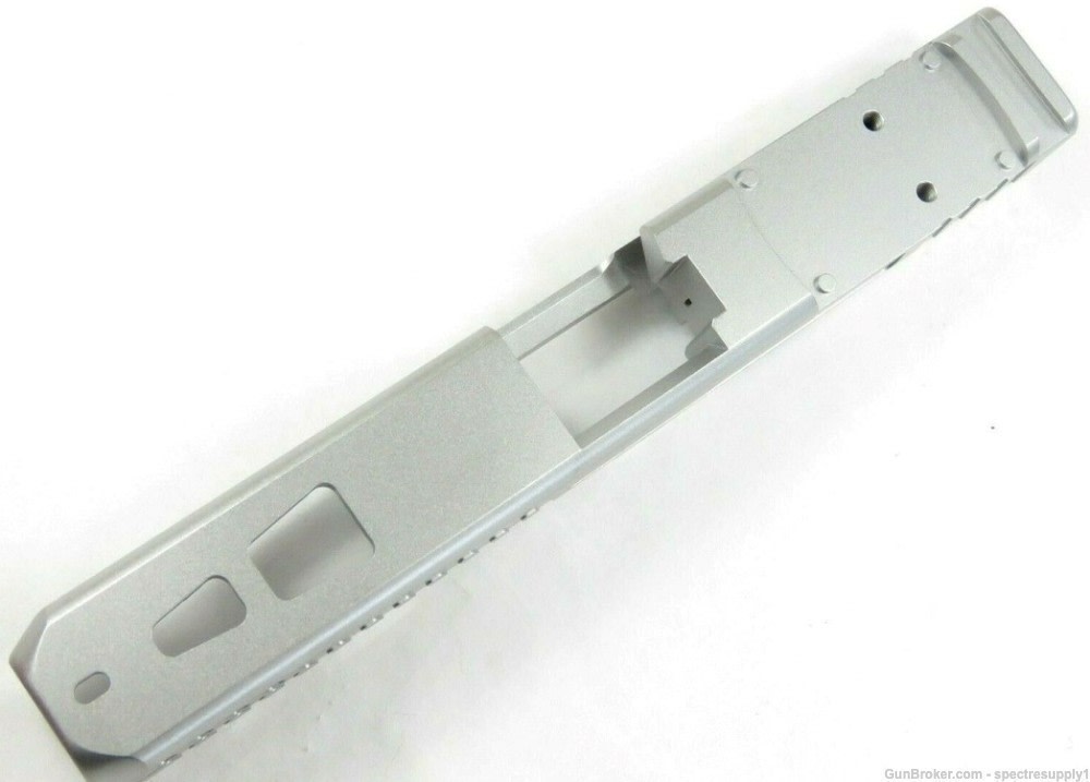 New 9mm Custom Cut Vortex Venom Red Dot Stainless Slide Glock 17 G17 -img-4