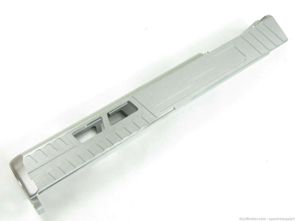 New 9mm Custom Cut Vortex Venom Red Dot Stainless Slide Glock 17 G17 -img-2