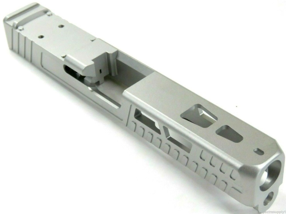 New 9mm Custom Cut Vortex Venom Red Dot Stainless Slide Glock 17 G17 -img-0