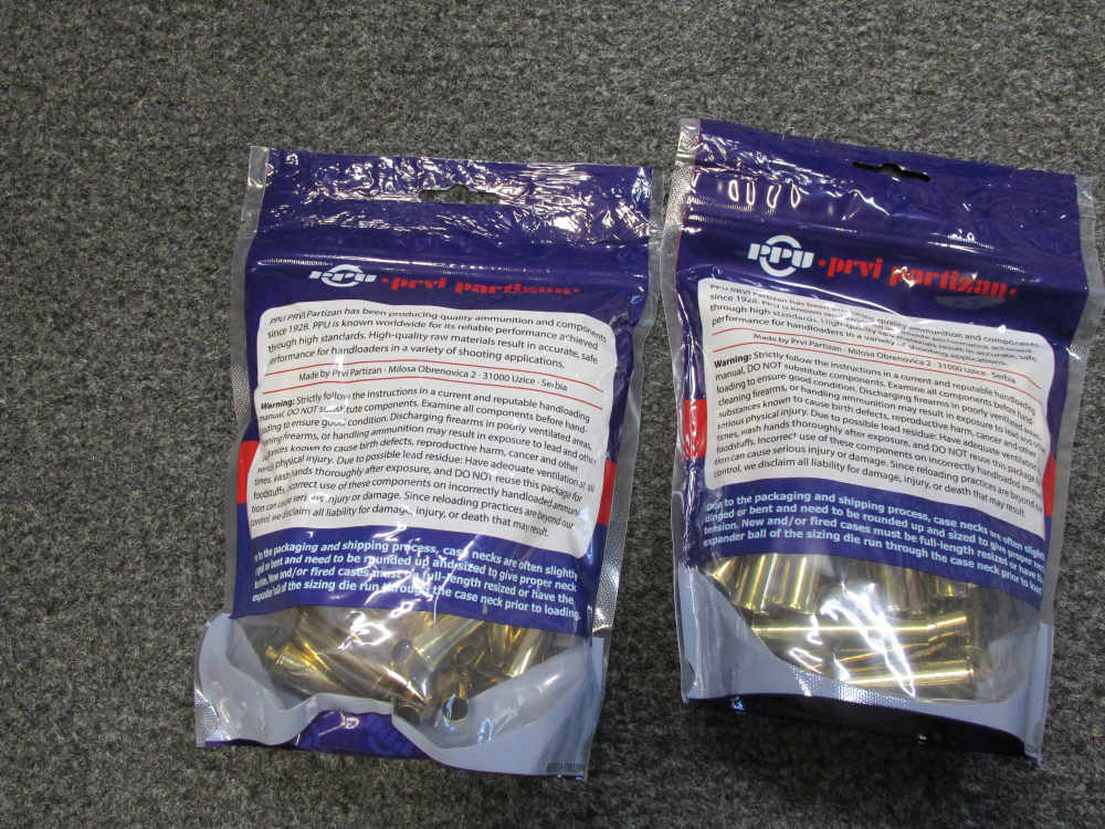 2 BAGS, 100 PIECES PPU MADE 7.62x54R CALIBER NEW BRASS FOR RELOADING-img-1