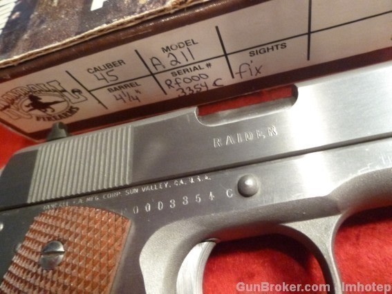 Randall A211 1911 Raider Model C .45ACP -img-6
