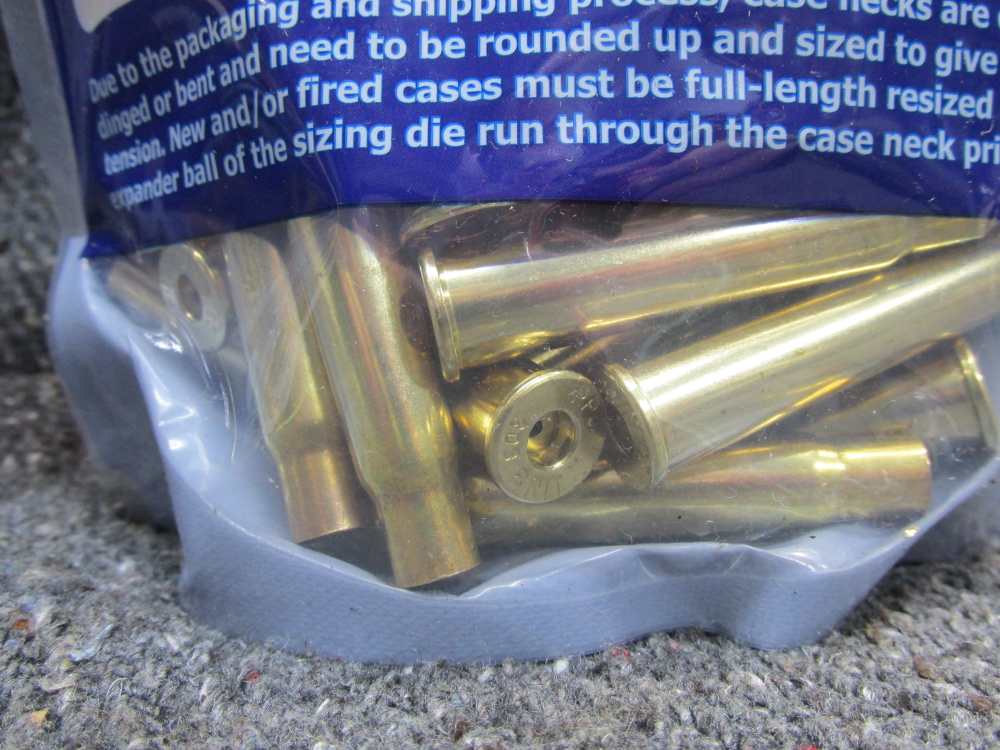 2 BAGS, 100 PIECES PPU MADE .303 BRITISH CALIBER NEW BRASS FOR RELOADING-img-3