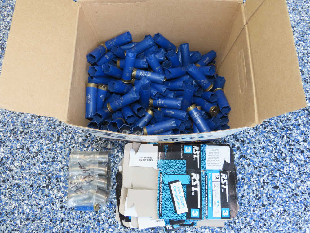 Once Fired RST 2-1/2 in. 12 Ga Clean Empty Shells, Boxes, Box Loader No Res-img-2