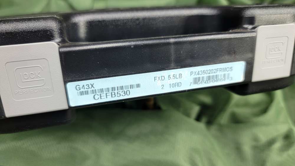 Blue Label Glock 43x MOS / 4 Mags / Compensated Barrel G43x-img-28