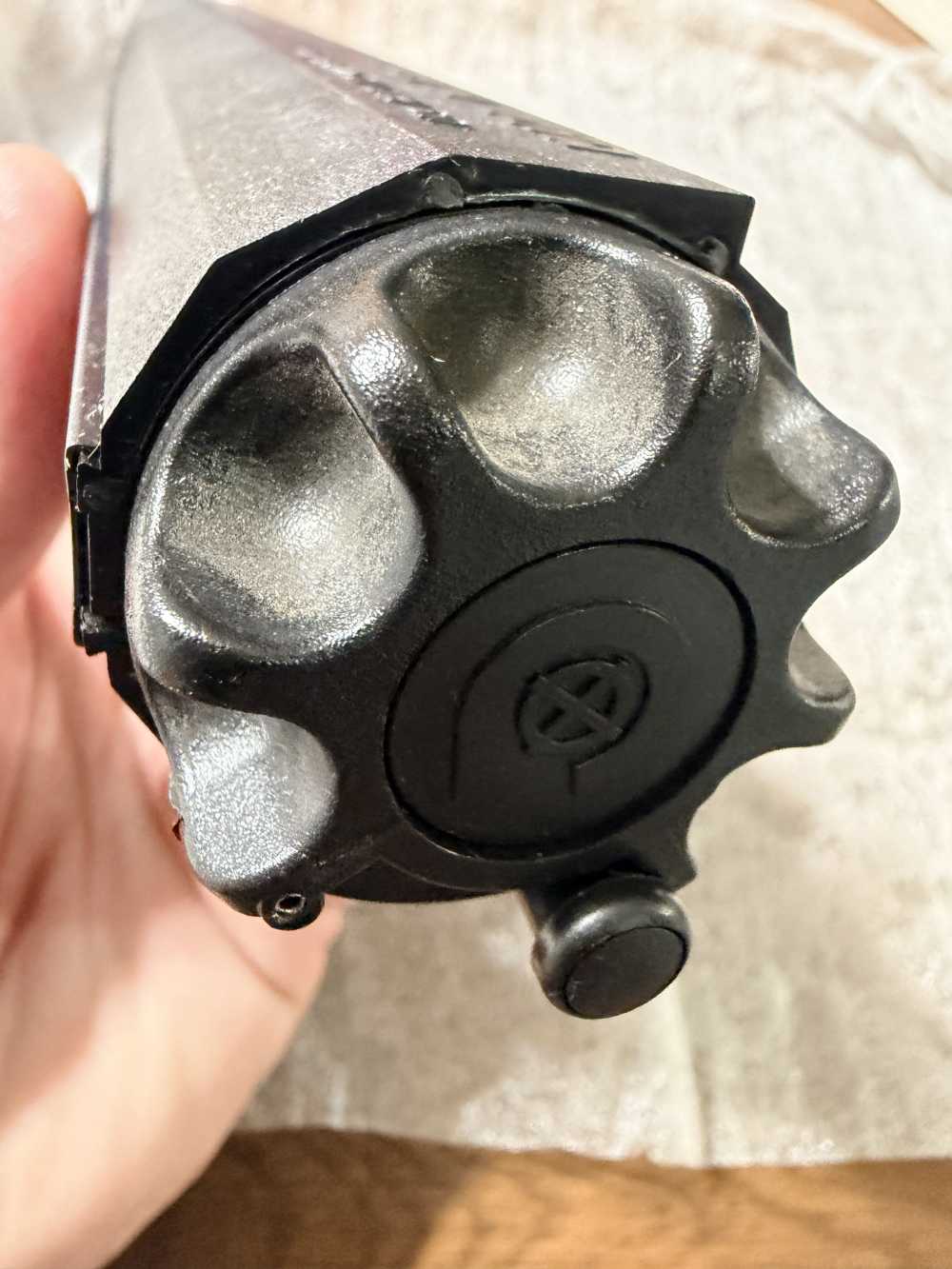 NEW OLD STOCK CALICO M207 M100 .22LR Drum magazine 100 rounds -img-3