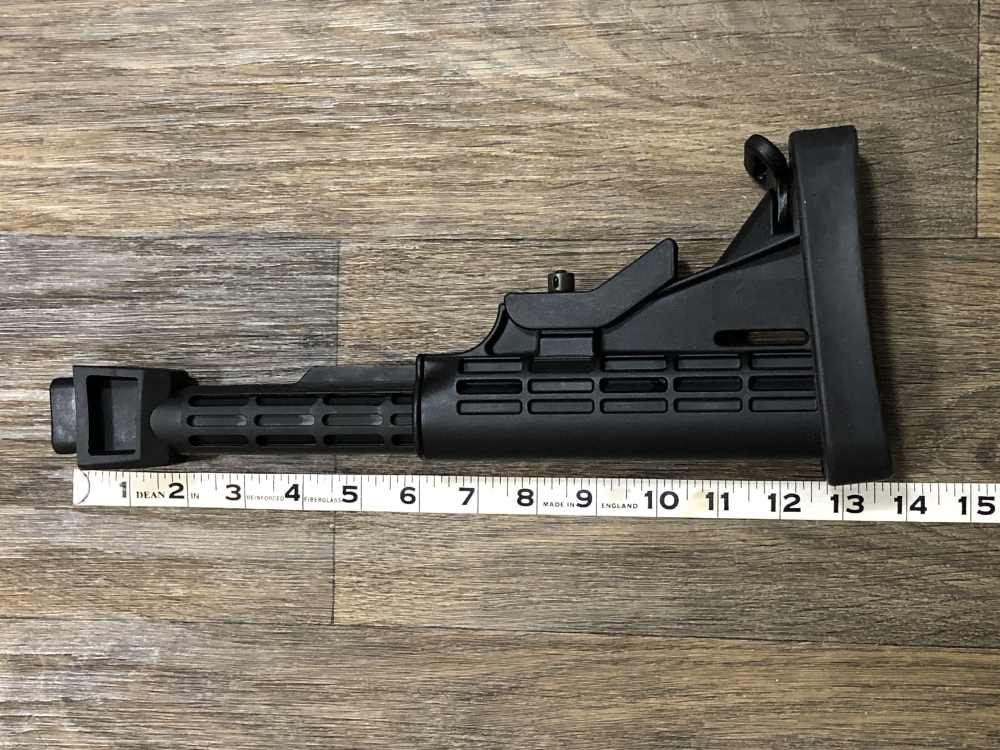 Tapco USA Intrafuse MILLED AK-47 AKM Rifle Black T6 Collapsible Stock & Pad-img-13