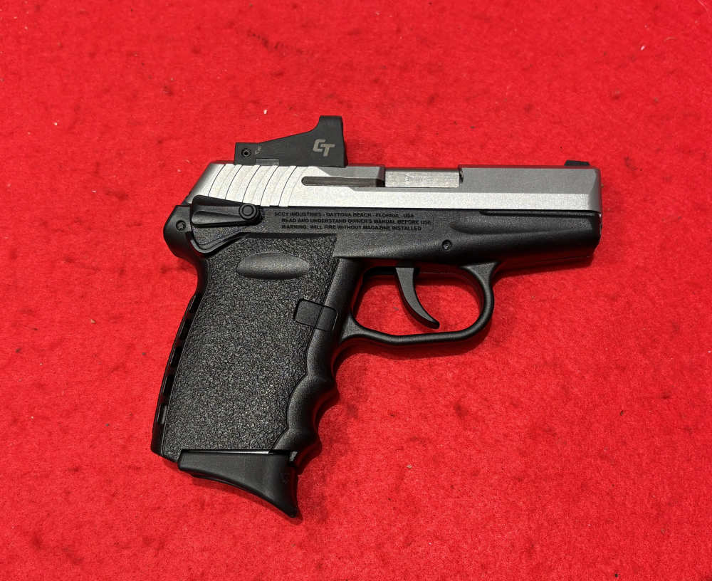 SCCY CPX-1 9mm 3" 2x 10rd Mags Factory Box CT Optic Used-img-1