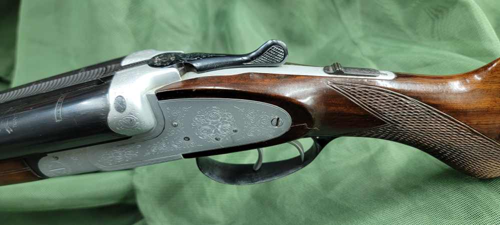 Bayard Side By Side 12 Gauge Shotgun 1947 Proof Hand Engraved Numbers Match-img-13