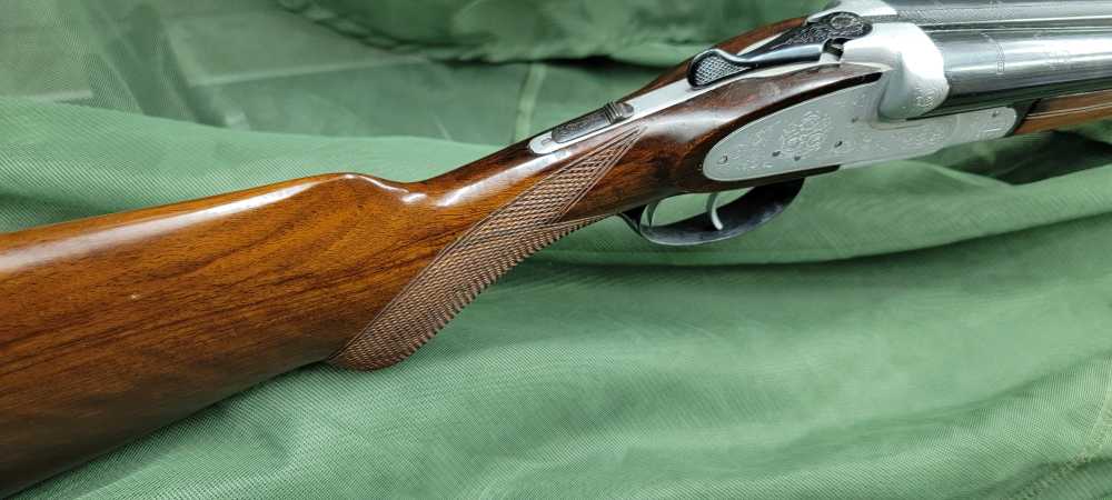 Bayard Side By Side 12 Gauge Shotgun 1947 Proof Hand Engraved Numbers Match-img-2