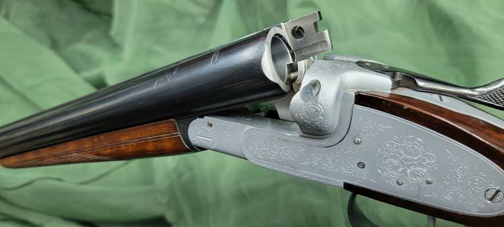 Bayard Side By Side 12 Gauge Shotgun 1947 Proof Hand Engraved Numbers Match-img-30