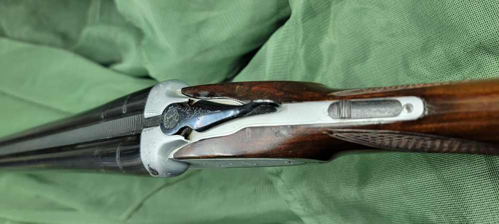 Bayard Side By Side 12 Gauge Shotgun 1947 Proof Hand Engraved Numbers Match-img-17