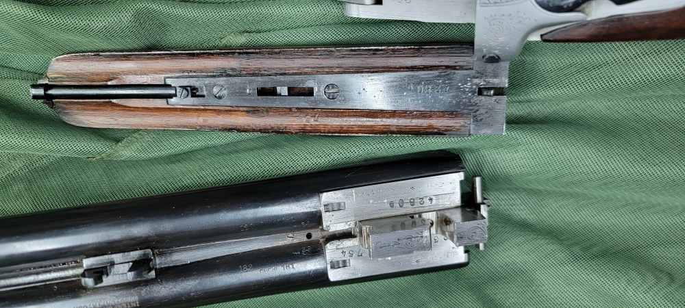 Bayard Side By Side 12 Gauge Shotgun 1947 Proof Hand Engraved Numbers Match-img-32