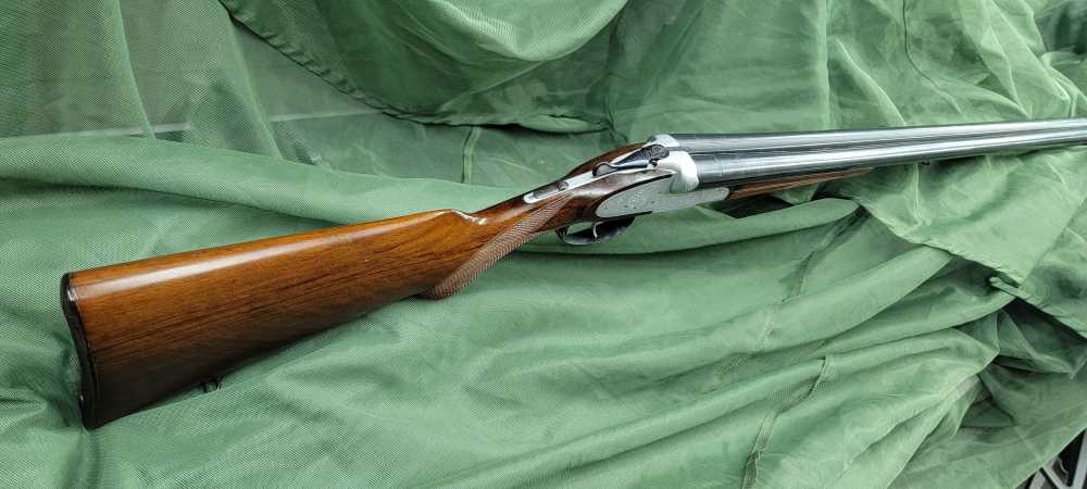 Bayard Side By Side 12 Gauge Shotgun 1947 Proof Hand Engraved Numbers Match-img-0