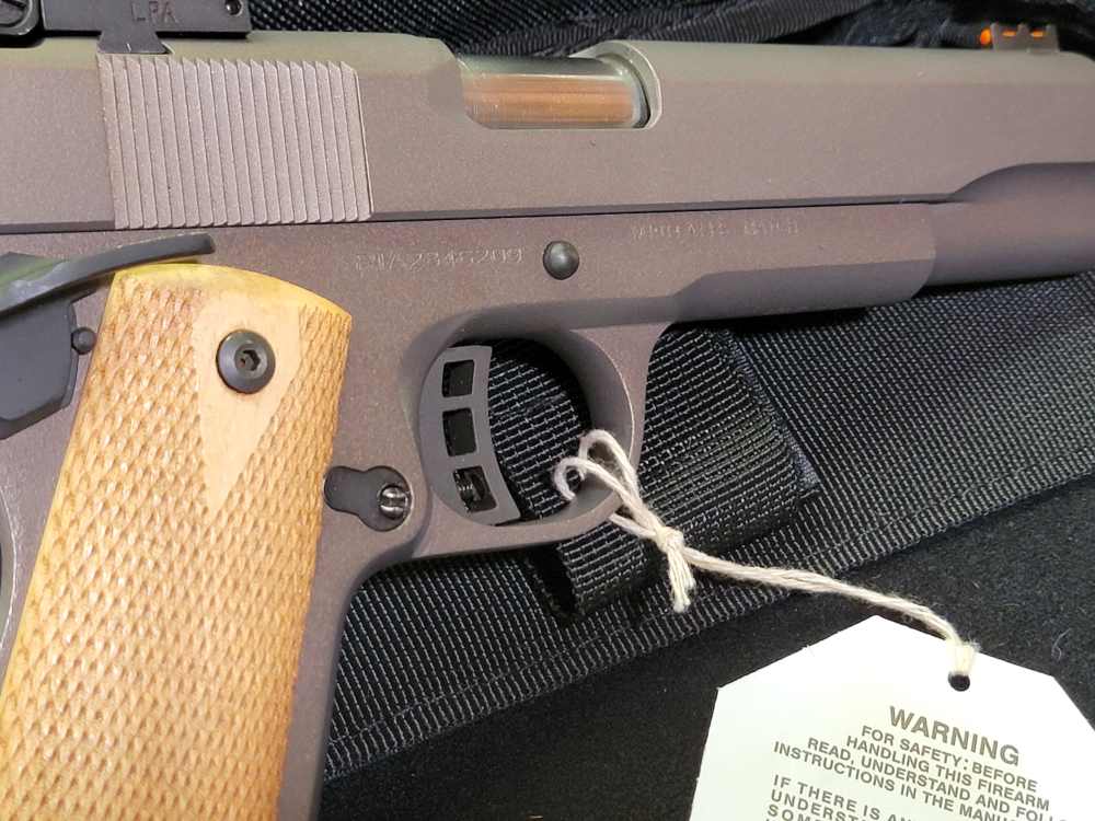 RIA M1911-A1 Pro Ultra Match FS 45ACP - Custom Black Gold Cerakote - NEW-img-5