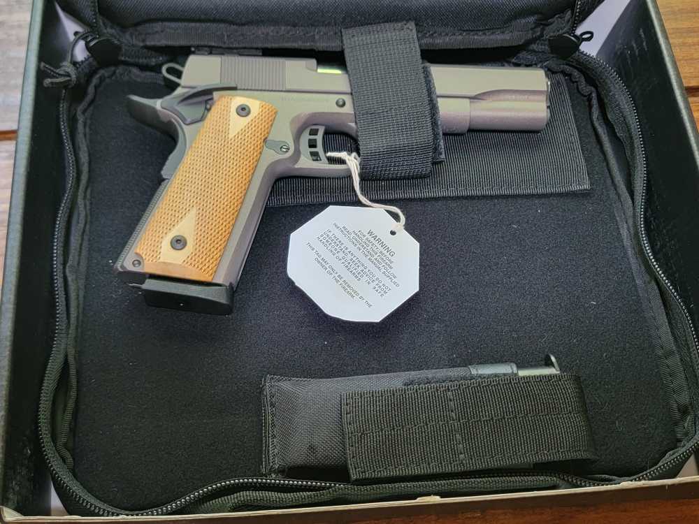 RIA M1911-A1 Pro Ultra Match FS 45ACP - Custom Black Gold Cerakote - NEW-img-2