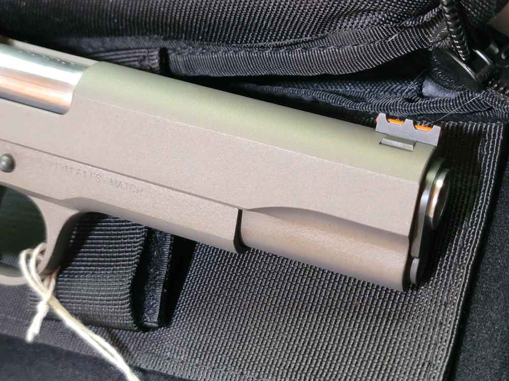 RIA M1911-A1 Pro Ultra Match FS 45ACP - Custom Black Gold Cerakote - NEW-img-8