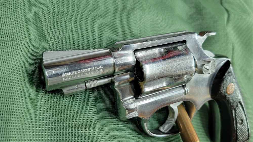 1985 Interarms Rossi M88-2 Polished Stainless Snubnose .38 Special / Holste-img-8