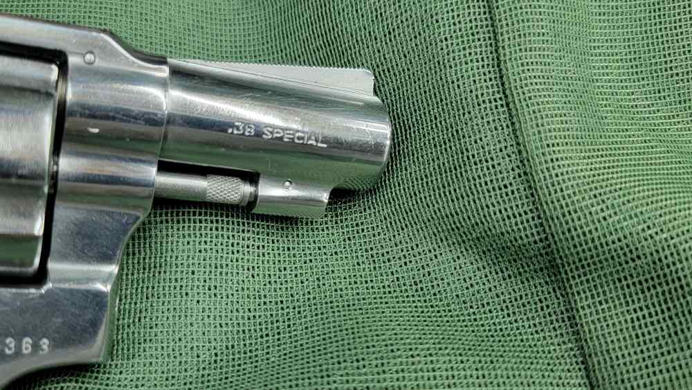 1985 Interarms Rossi M88-2 Polished Stainless Snubnose .38 Special / Holste-img-5