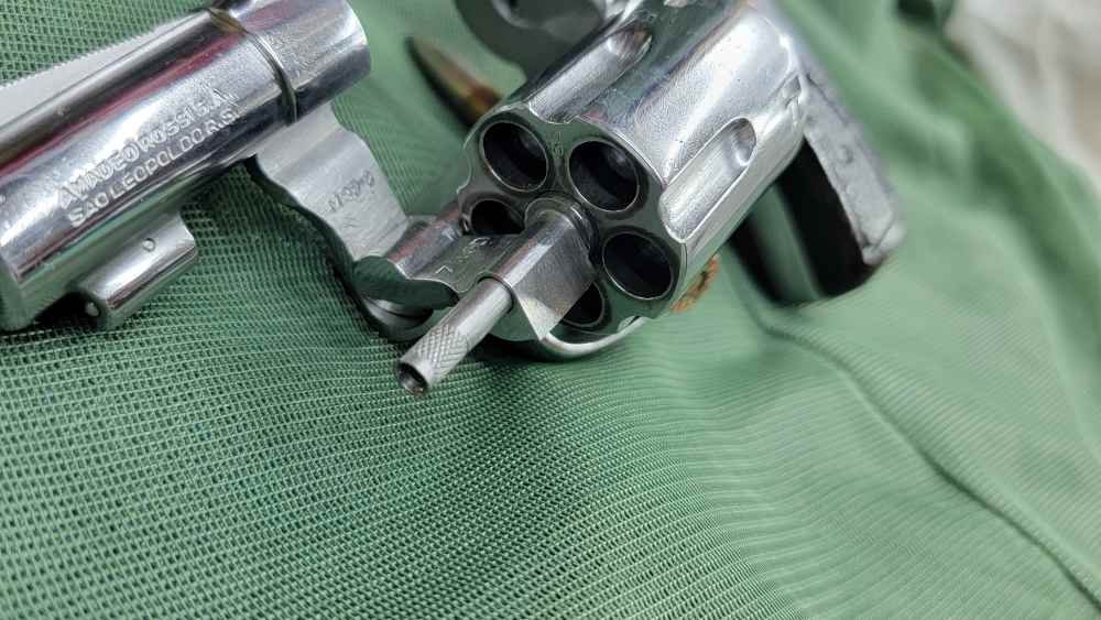 1985 Interarms Rossi M88-2 Polished Stainless Snubnose .38 Special / Holste-img-19