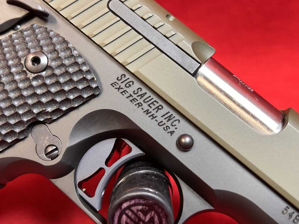 Sig Sauer 1911TCA, 45 ACP, Two Tone, OD Green, 4.2” Barrel, 2015, ANIB-img-8