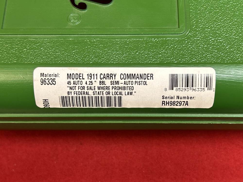 Remington 1911-R1 Carry Commander, 45 ACP, 4.25” Barrel, ANIB-img-20