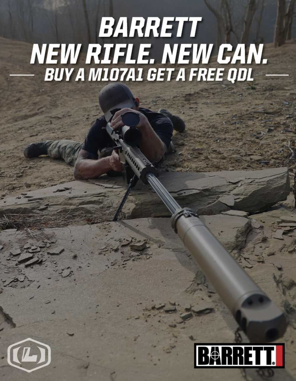 Barrett M107A1 ,50 BMG , Black -img-2